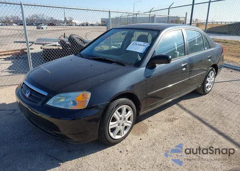 2003 Honda Civic Ex from USA, damaged, VIN 2HGES26793H580334